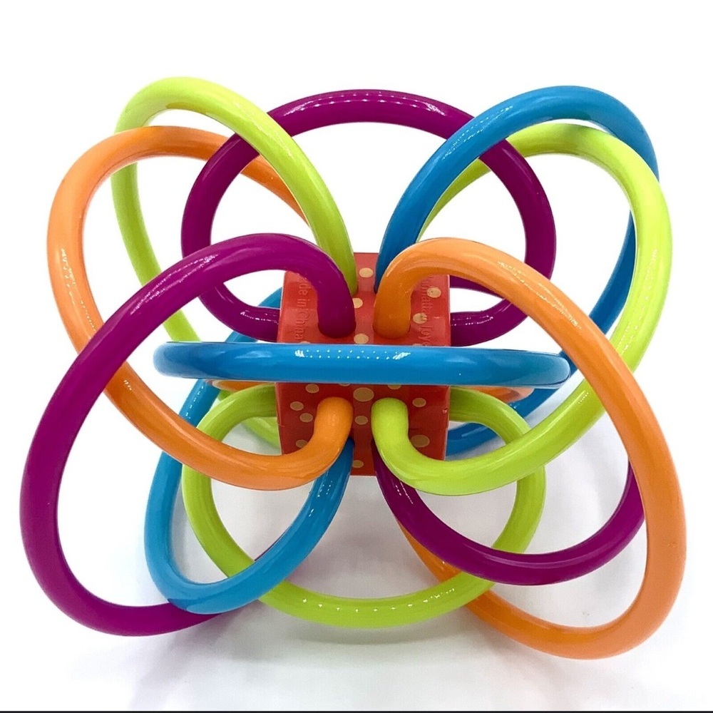 Winkel‎ Rattle and Sensory Teether - Multicolor